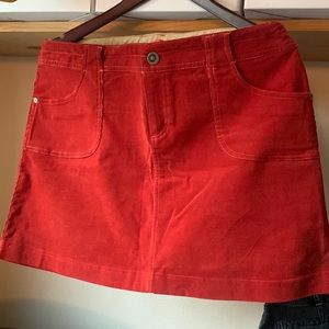 Kuhl Corduroy skirt size 10